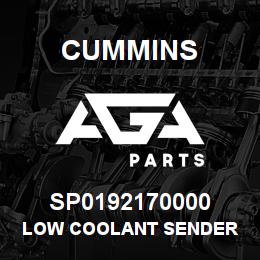 SP0192170000 Cummins LOW COOLANT SENDER | AGA Parts