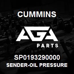 SP0193290000 Cummins SENDER-OIL PRESSURE | AGA Parts