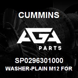 SP0296301000 Cummins WASHER-PLAIN M12 FORM D | AGA Parts