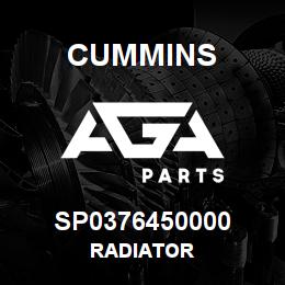 SP0376450000 Cummins RADIATOR | AGA Parts