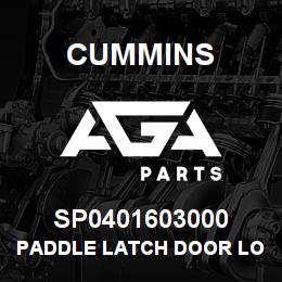 SP0401603000 Cummins PADDLE LATCH DOOR LOCK | AGA Parts