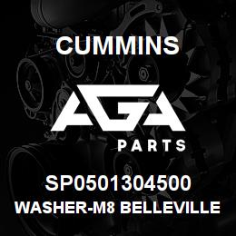 SP0501304500 Cummins WASHER-M8 BELLEVILLE DISC | AGA Parts