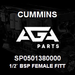 SP0501380000 Cummins 1/2` BSP FEMALE FITTING | AGA Parts