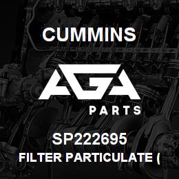 SP222695 Cummins FILTER PARTICULATE (DN100) | AGA Parts