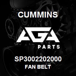 SP3002202000 Cummins FAN BELT | AGA Parts