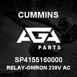 SP4155160000 Cummins RELAY-OMRON 230V AC MY4 | AGA Parts
