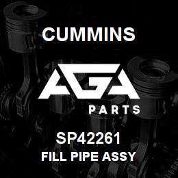 SP42261 Cummins FILL PIPE ASSY | AGA Parts