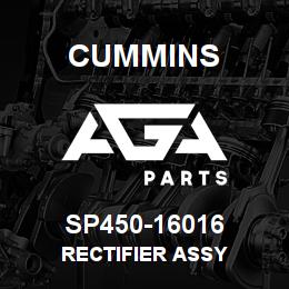 SP450-16016 Cummins RECTIFIER ASSY | AGA Parts