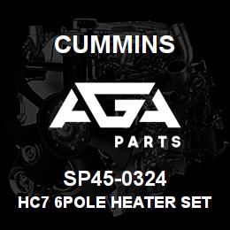 SP45-0324 Cummins HC7 6POLE HEATER SET | AGA Parts