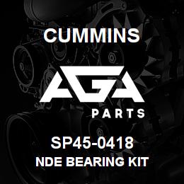 SP45-0418 Cummins NDE BEARING KIT | AGA Parts