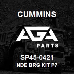 SP45-0421 Cummins NDE BRG KIT P7 | AGA Parts