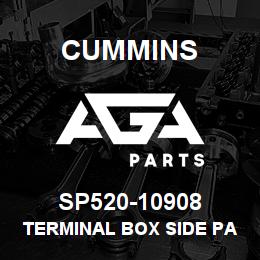 SP520-10908 Cummins TERMINAL BOX SIDE PANEL | AGA Parts