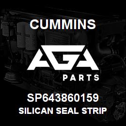 SP643860159 Cummins SILICAN SEAL STRIP | AGA Parts
