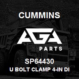 SP64430 Cummins "U BOLT CLAMP 4`` DIA.""" | AGA Parts