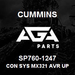 SP760-1247 Cummins CON SYS MX321 AVR UP TO 480V | AGA Parts