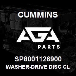 SP8001126900 Cummins WASHER-DRIVE DISC CLAMP | AGA Parts