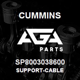 SP8003038600 Cummins SUPPORT-CABLE | AGA Parts
