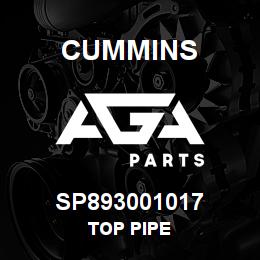 SP893001017 Cummins TOP PIPE | AGA Parts