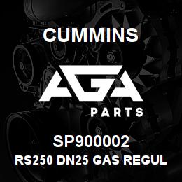 SP900002 Cummins RS250 DN25 GAS REGULATOR | AGA Parts