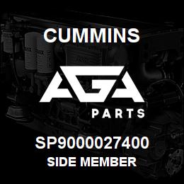SP9000027400 Cummins SIDE MEMBER | AGA Parts