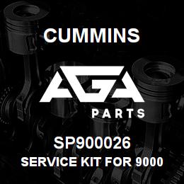 SP900026 Cummins SERVICE KIT FOR 900006, RS250 | AGA Parts