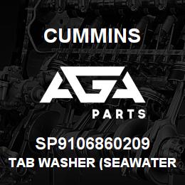 SP9106860209 Cummins TAB WASHER (SEAWATER PUMP) | AGA Parts