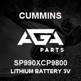 SP990XCP9800 Cummins LITHIUM BATTERY 3V | AGA Parts