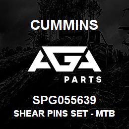 SPG055639 Cummins SHEAR PINS SET - MTBR-230 COUPLI | AGA Parts