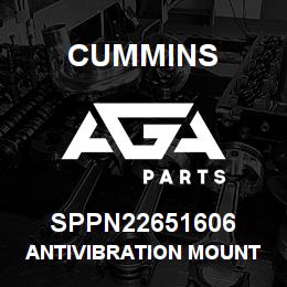 SPPN22651606 Cummins ANTIVIBRATION MOUNT MS245/0T | AGA Parts