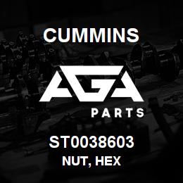 ST0038603 Cummins NUT, HEX | AGA Parts