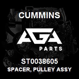 ST0038605 Cummins SPACER, PULLEY ASSY | AGA Parts