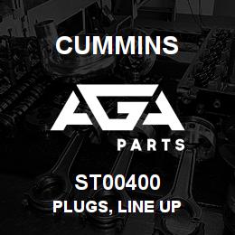 ST00400 Cummins PLUGS, LINE UP | AGA Parts