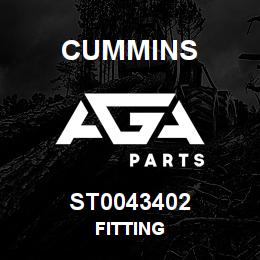 ST0043402 Cummins FITTING | AGA Parts