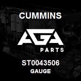 ST0043506 Cummins GAUGE | AGA Parts