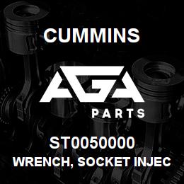 ST0050000 Cummins WRENCH, SOCKET INJECTOR | AGA Parts