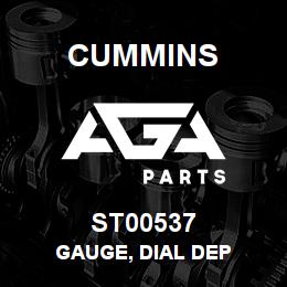 ST00537 Cummins GAUGE, DIAL DEP | AGA Parts