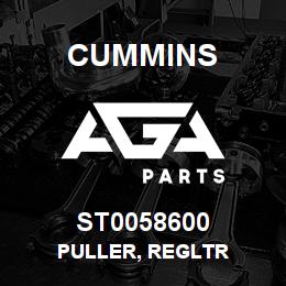 ST0058600 Cummins PULLER, REGLTR | AGA Parts