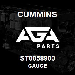 ST0058900 Cummins GAUGE | AGA Parts