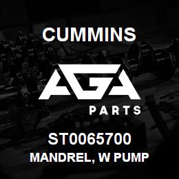ST0065700 Cummins MANDREL, W PUMP | AGA Parts