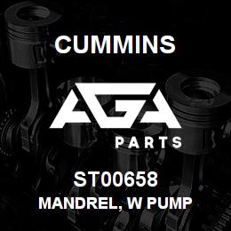 ST00658 Cummins MANDREL, W PUMP | AGA Parts