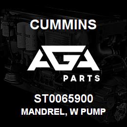 ST0065900 Cummins MANDREL, W PUMP | AGA Parts