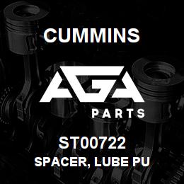ST00722 Cummins SPACER, LUBE PU | AGA Parts