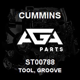 ST00788 Cummins TOOL, GROOVE | AGA Parts