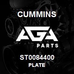 ST0084400 Cummins PLATE | AGA Parts