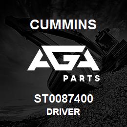 ST0087400 Cummins DRIVER | AGA Parts