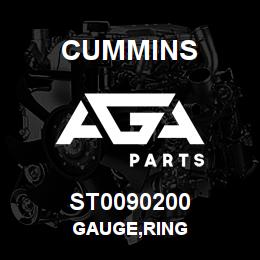 ST0090200 Cummins GAUGE,RING | AGA Parts