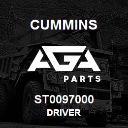 ST0097000 Cummins DRIVER | AGA Parts