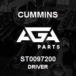 ST0097200 Cummins DRIVER | AGA Parts