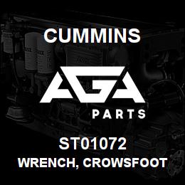 ST01072 Cummins WRENCH, CROWSFOOT | AGA Parts