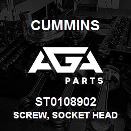 ST0108902 Cummins SCREW, SOCKET HEAD | AGA Parts